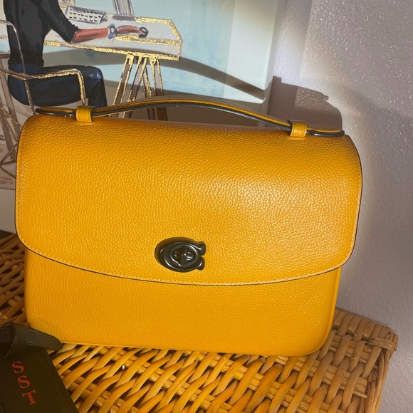 💓SOLD💓Coach Pollen Cassie - Rare 🦄 💛 - Picture 2 of 16